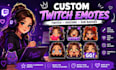 create custom animated twitch emotes, stream emojis, sub badges, discord emotes