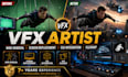 be your vfx artist for wire removal, screen replacement, cgi and cleanup