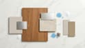 create a professional architectural material moodboard