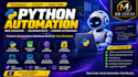 do python automation bot, web scraping, web automation bot and chrome extensions