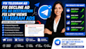 fix telegram ad, fix decline ad, fix ad destination, fix low views telegram ads