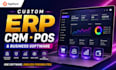 develop or customize your erp, CRM, pos, hrm, and accounting software