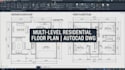 design a residential floor plan cad drawing constraint based layout