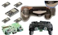 design ps5 ps4 game controller pcb with embedded firmware and bluetooth, usb c