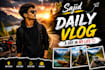 design professional youtube gaming and vlog thumbnails