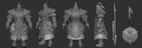 do 3d character for game