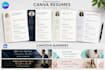 create professional canva resumes and linkedin banners