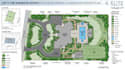 draw site plan, property map, plat map, and landscape design