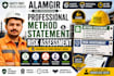 write method statement and risk assessment