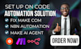 fix make com, made com, setup make com automation, make automation, make expert