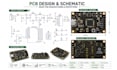 design pcb and circuit schematic ready for manufacturing and prototyping