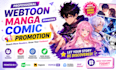 promote your webtoon, webcomic, or manga on tapas, voyceme
