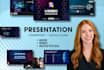 design quality canva slides, powerpoint webiner slides