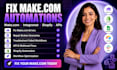 fix make com, made com setup make com automation make automation, make expert