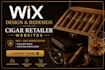 build premium wix website ecommerce cigar retailer store