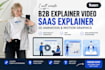 create b2b explainer video, saas explainer, 2d animation and motion graphics