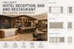 draft hotel reception, bar and restaurant millwork drawings