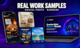 design professional social media facebook posts and banners