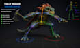 stylized 3d character modeling and rigging for unity, unreal, games