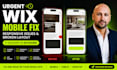 fix wix mobile responsive issues, fix wix studio layout and mobile view