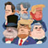 draw political cartoon and comic strip