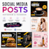 design amazing facebook post and instagram design