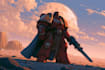 make a warhammer 40k character art