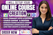 create online course content skool course creation kajabi online course content