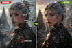 fix, enhance and professionally edit ai generated images