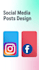 design 10 social media posts  in 24hours