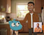 create a scene with your favorite cartoon and character