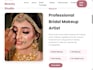 design bridal beauty salon website using HTML CSS