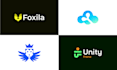 design a modern saas, startup logo