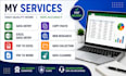 do data entry, excel and web research