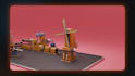 create 3d low poly game ready assets, 3d models and 3d environment