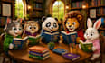 illustrate cute animal characters for children books