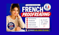 proofread, copy edit, correct your french, english text, write french article
