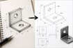 convert your sketch into a professional technical drawing