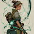 make drawing of fantasy game character