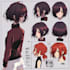 draw a character sheet in anime style