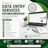 do accurate data entry, copy paste, excel and web research