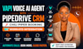 vapi voice ai agent with pipedrive CRM, chili piper booking, workato integration