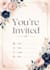 design a modern editable canva wedding invitation template