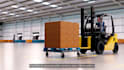 create 3d warehouse automation robot logistic manufacturing animation video