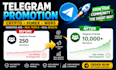 run telegram ads to boost telegram subscribers, crypto telegram, forex promotion