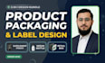 design pouch dieline, mylar bag design and packaging label