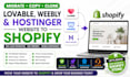 migrate copy or clone your lovable weebly hostinger site to shopify website
