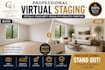 virtually stage empty rooms with realistic furniture
