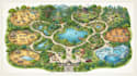 design illustrated theme park maps, zoo maps and attraction maps