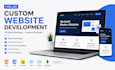 do custom website development as full stack and frontend developer